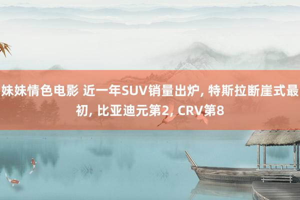 妹妹情色电影 近一年SUV销量出炉, 特斯拉断崖式最初, 比亚迪元第2, CRV第8